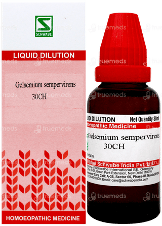 Dr Willmar Schwabe Gelsemium Sempervirens 30Ch Dilution 30Ml